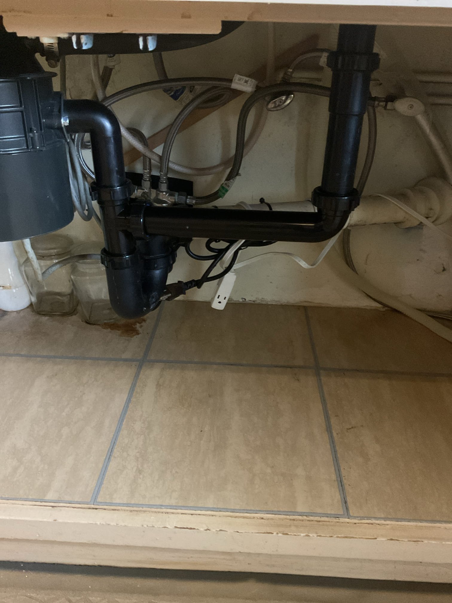 Kitchen drain repaired with new ABS pipes West Covina