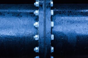 Connection between two sewer pipes