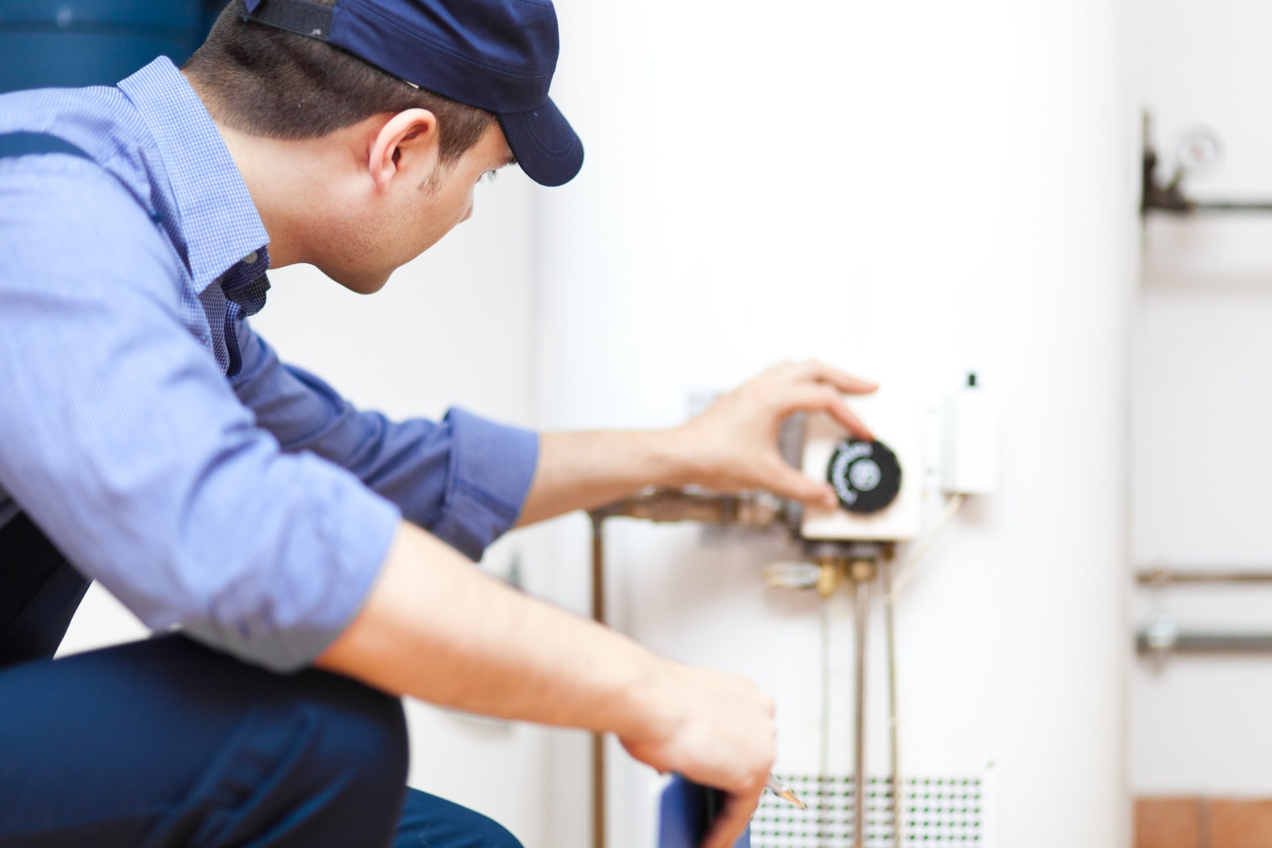 Covina water heater maintenance image.