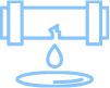 icon of a ruptured pipe