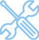 wrench and screwdriver icon